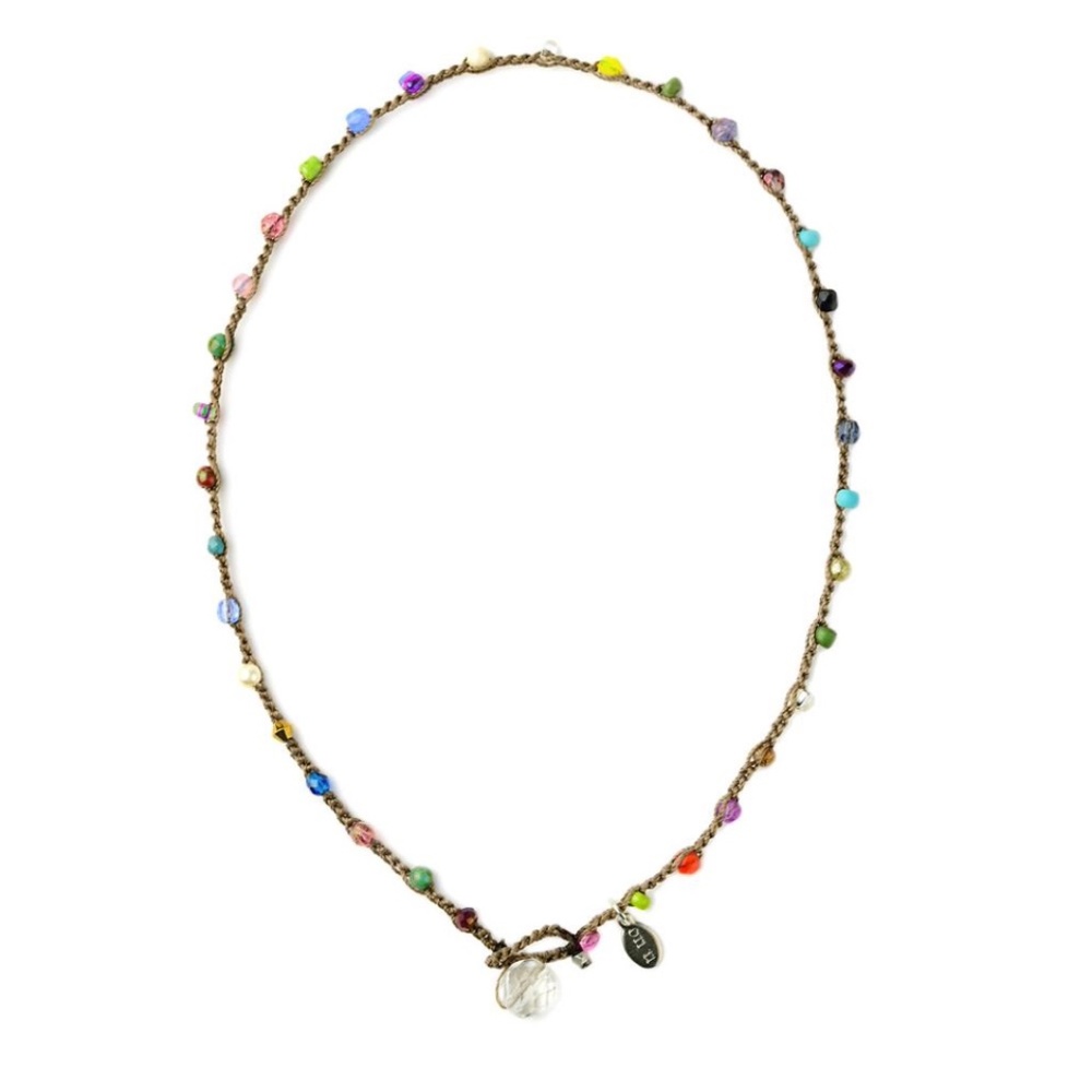 On U Jewelry Dot Necklace - Multi - 17"